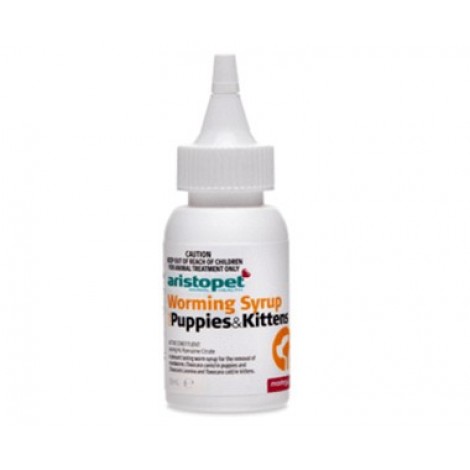 Aristopet Puppy & Kitten Worm Syrup 50mls (1.7 floz)