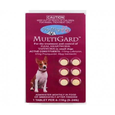 MultiGard Sml Dog Tabs
