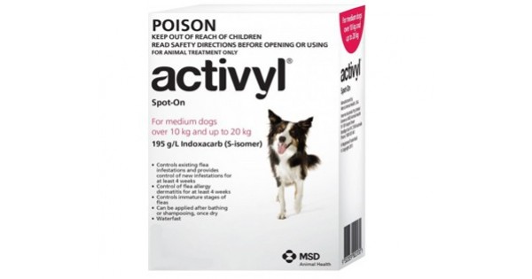 Activyl for Dog 1020kg (2244lbs) Dogs & Puppies