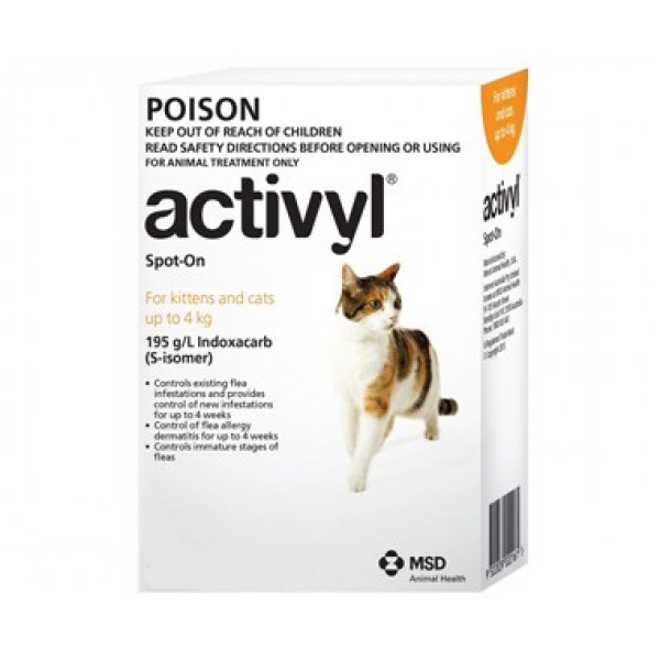 Activyl spot on for cats sales and kittens
