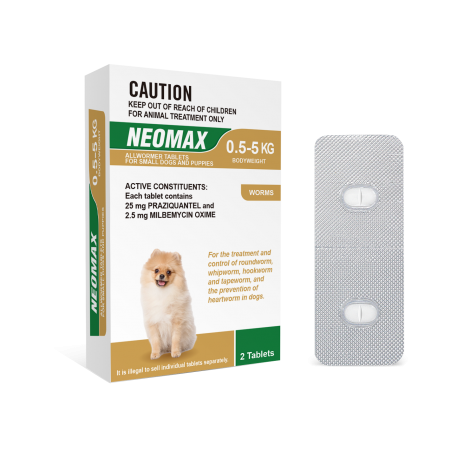 Neomax Allwormer Tablets for Small Dog and Puppies
