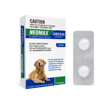 Neomax Allwormer Tablets for Dogs Over 5kg (11 Lbs)