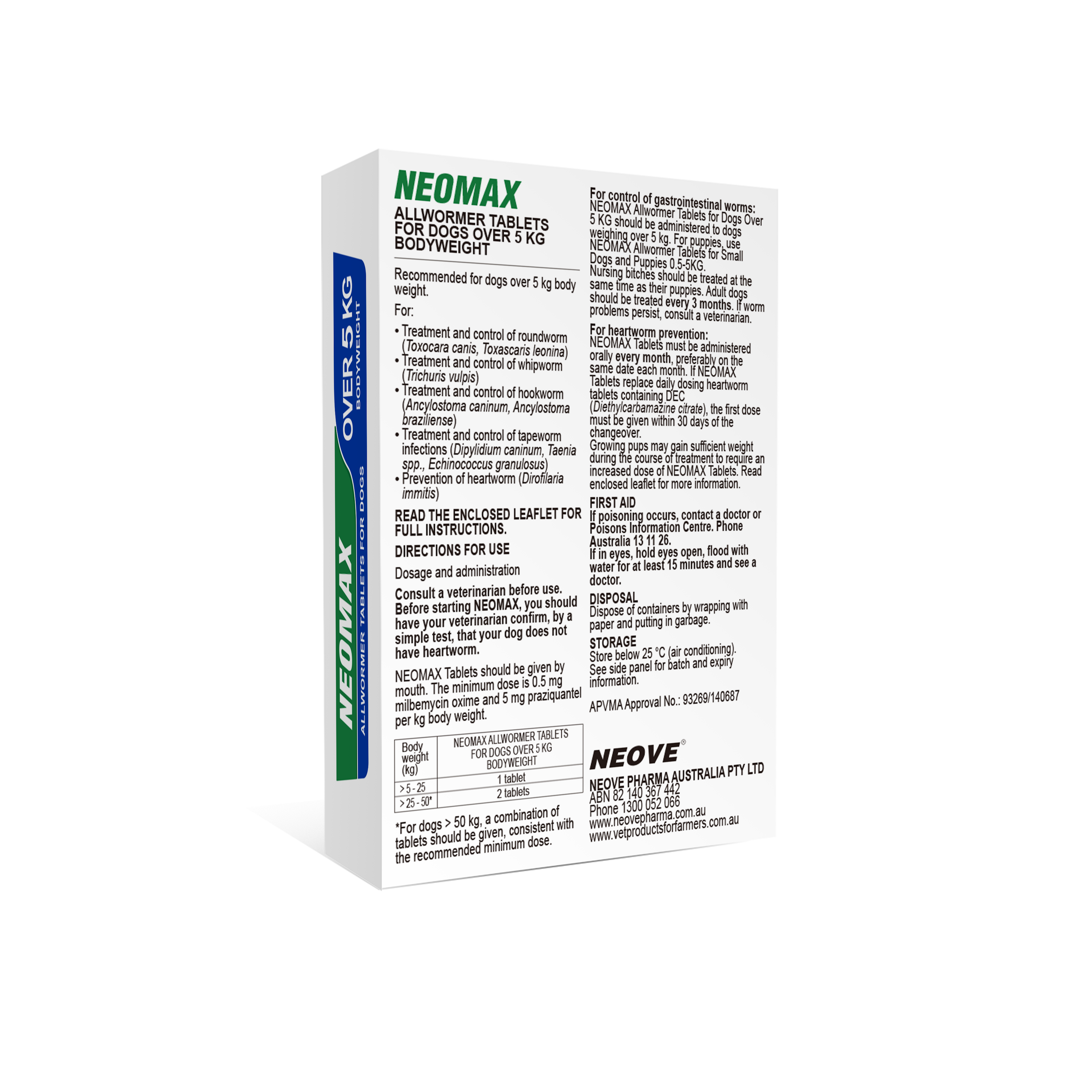 Neomax Dog over 5kg (11lb) - neolge1