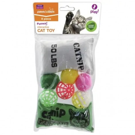 **Paws & Claws Assorted Cat Activity Toy Pack