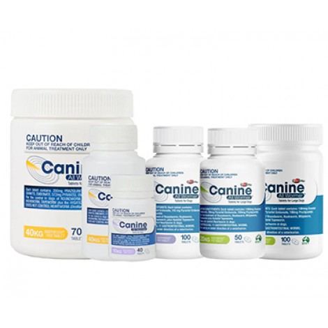 Canine Allwormer Tablets 40kgs (88lbs)