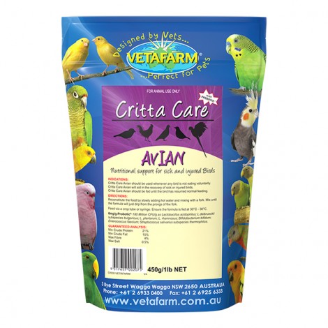 Crittacare Avian 450gm