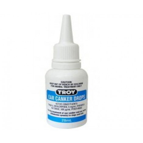 Troy Ear Canker and Ear Mite Drops