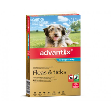 K9 Advantix for medium dogs 8lbs-22 lbs (4-10 Kg) 3 months