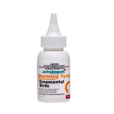 **Aristopet Worming Syrup Plus for Ornamental Birds