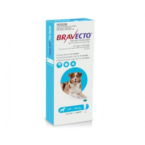 Bravecto Spot On Large Dogs Blue