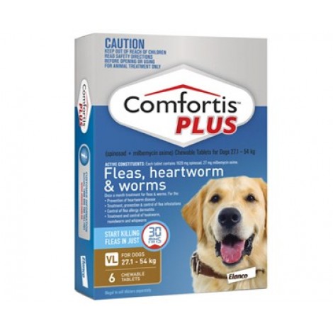 Comfortis Plus Extra Large Dog Brown