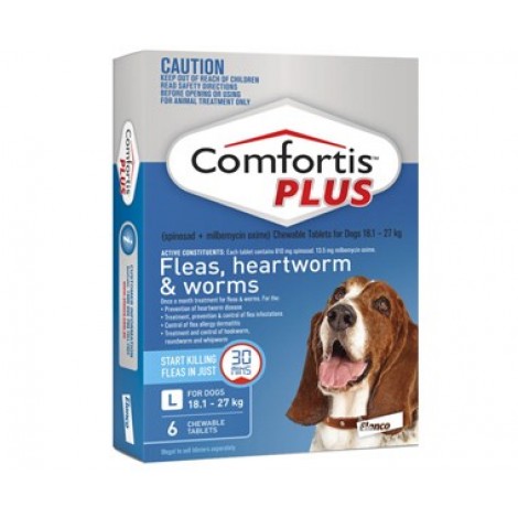 **Comfortis Plus Large Dog Blue 6 Chew Pack