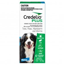 **Credelio Plus Large Dog Blue 22-45kg (48-99lbs) 3 Pack