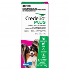 **Credelio Plus Small Dog Pink 6 Chew Pack