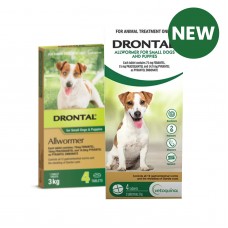 Drontal Sml Dogs & Puppies 3 kg (6.6lb) Tablets