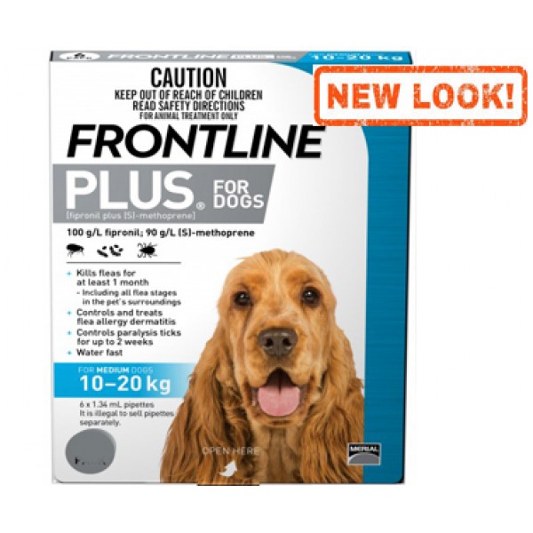 Frontline Plus Medium Dog - Dogs \u0026 Puppies