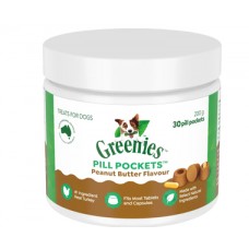 Greenies Pill Pockets Peanut Butter Dog Treats 30's