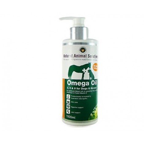 Natural Animal Solutions Omega 3,6,9 Oil for Dogs & Horses 1lt