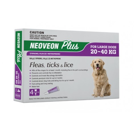 Neoveon Plus Dog Large 20-40kg Purple 8 Pack