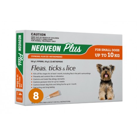 Neoveon Plus Dog Small Up to 10kg Orange 8 Pack Neoveon Plus Dog Small Up to 10kg Orange 8 Pack