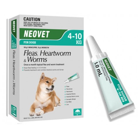Neovet for Medium Dogs 4-10kg (8.8-22lbs) Teal