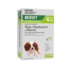 Neovet For Small Dogs up to 4kg (8.8lbs) Green