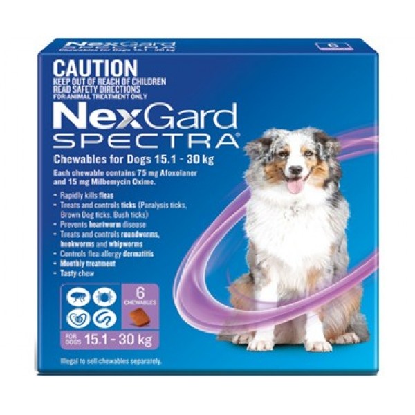 nexgard spectra 6 pack large