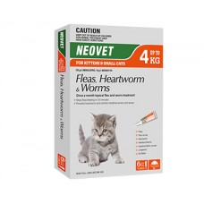 Neovet For Small Cats and Kittens up to 4kg (8.8lbs) Orange