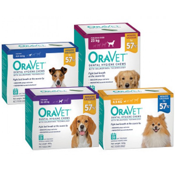 oravet small dog chews