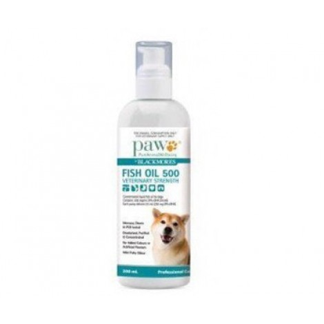 PAW Veterinary Strength Fish Oil 500 -  200mL