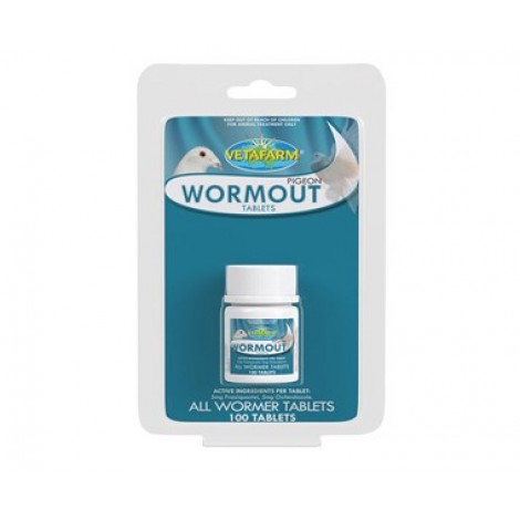 Pigeon Wormout 100 Tablets