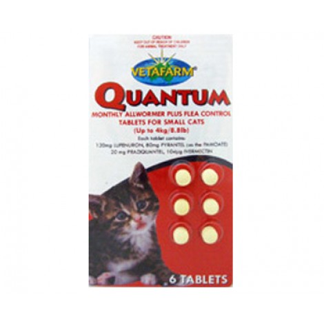 Quantum Tablets for Small Cats under 4kg (8.8lb)