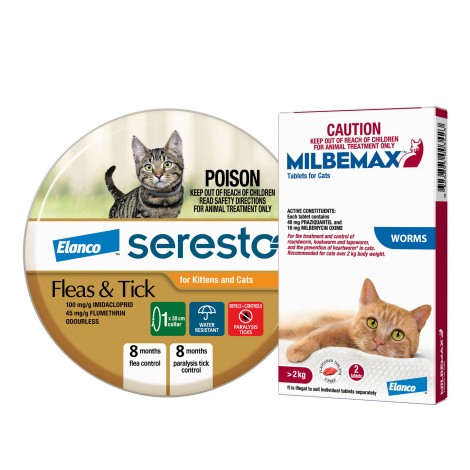 Seresto & Milbemax Large Cat Bundle