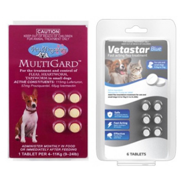 combo heartworm and flea medicine