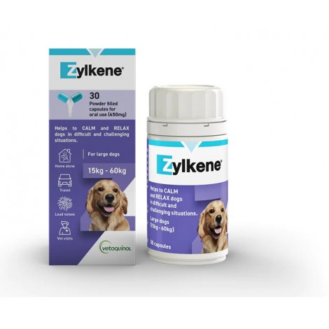 Zylkene for Large Dogs 450mg 30 Capsules