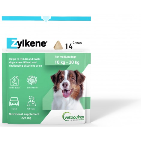 Zylkene for Medium Dogs 225mg 14 Chews