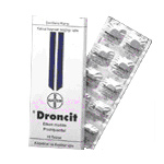Droncit for cats 10 x 10kg - 10 x 22lbs tablets