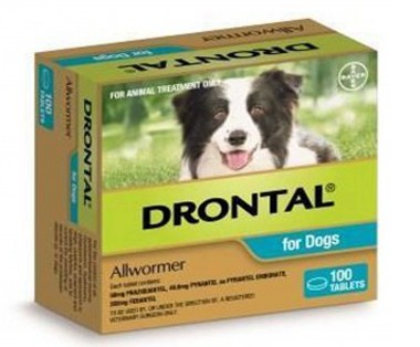 Drontal Plus 100 x 10 kg ( 100 X 22 lbs ) Breeders Pack
