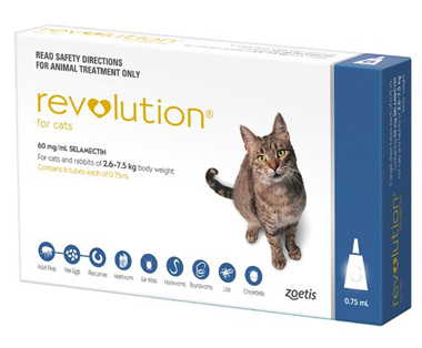 Revolution for pups & kittens 0-2.5kg (0-5.5lbs) 3 month pack